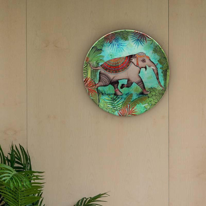 Buy Lankan Elephant Inspired Decorative Plate at Vaaree online | Beautiful Wall Plates to choose from
