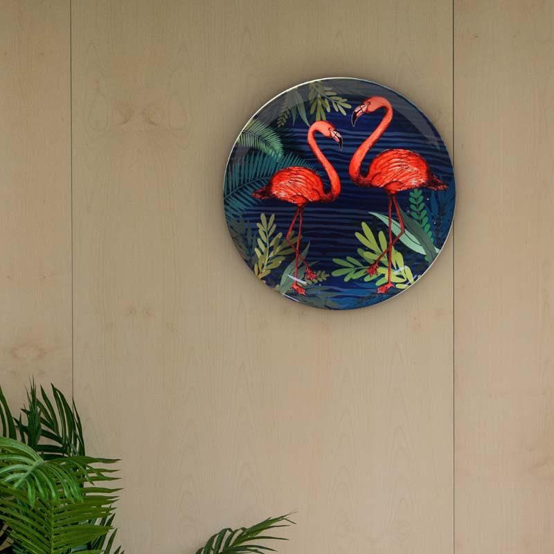 Buy Flamingo Beauty Decorative Plate at Vaaree online | Beautiful Wall Plates to choose from
