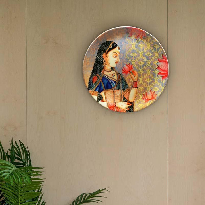 Buy Raani-Bag-Me Decorative Plate at Vaaree online | Beautiful Wall Plates to choose from