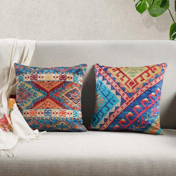 Buy Royal Rangoli Cushion Cover - Set Of Two Online in India | Cushion Covers on Vaaree