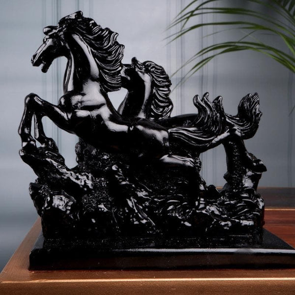 Buy Galloping Stallion Showpiece - Black at Vaaree online | Beautiful Showpieces to choose from