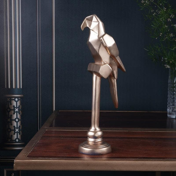 Buy Polly Parrot Showpiece - Gold at Vaaree online | Beautiful Showpieces to choose from