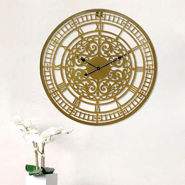 Wall Clock - Lokelani Round Wall Clock - Brown