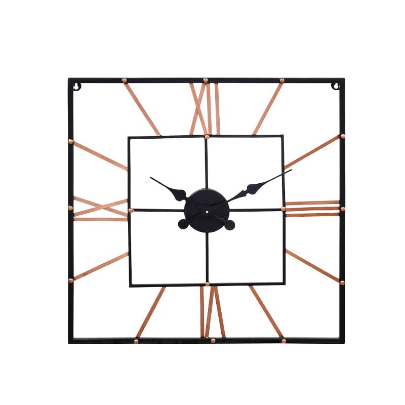 Wall Clock - Triya Square Wall Clock - Copper