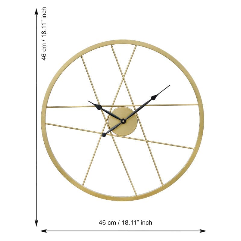 Wall Clock - Lokela Pritta Wall Clock - Gold