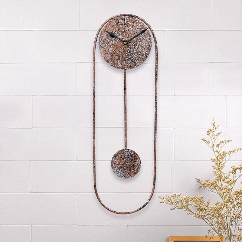 Wall Clock - Unai Oval Wall Clock - Copper Rose