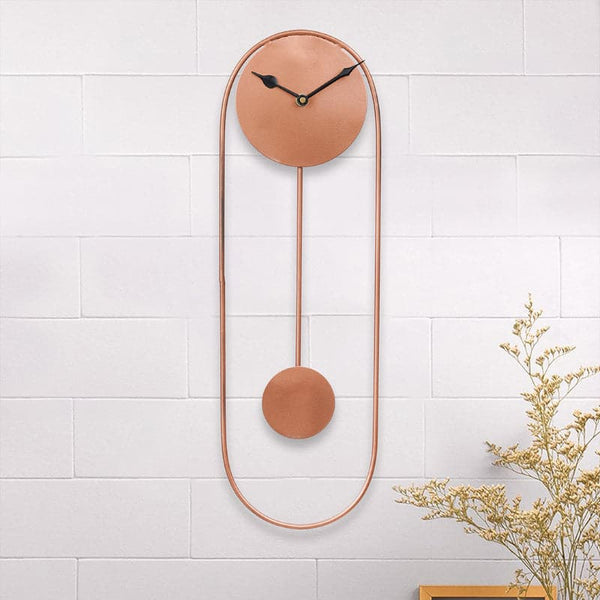 Wall Clock - Unai Oval Wall Clock - Copper