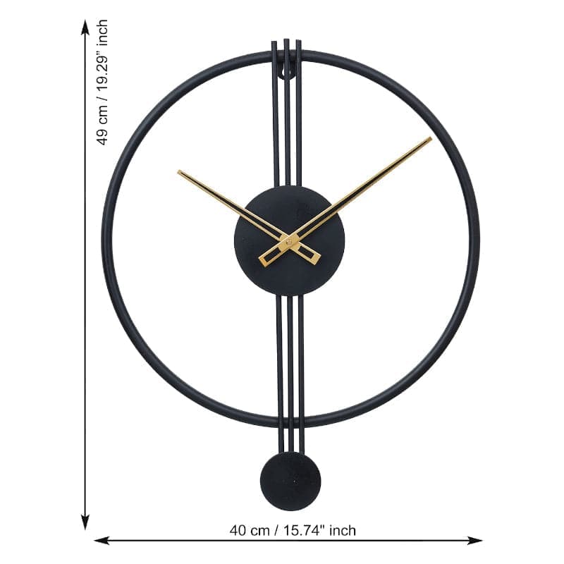 Wall Clock - Maile Wall Clock - Black