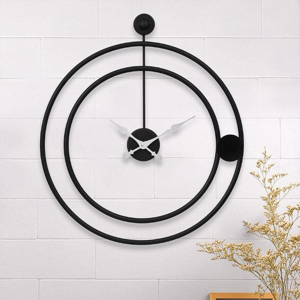 Wall Clock - Makoa Round Wall Clock - Black