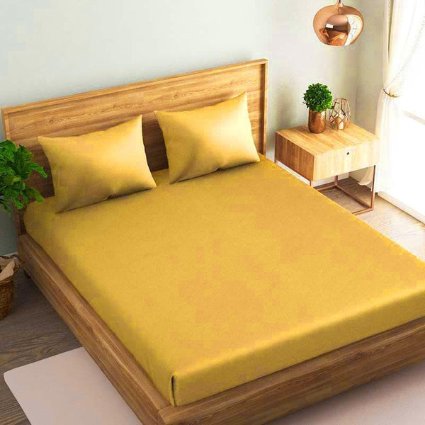 Buy Mustard Magic Bedsheet Bedsheets from Vaaree