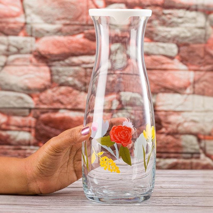 Buy Nimzo Floral Carafe - 1180 ML at Vaaree online | Beautiful Glasses to choose from
