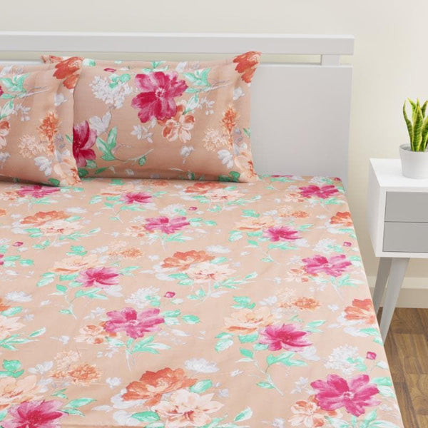 Buy Riri Floral Printed Bedsheet at Vaaree online | Beautiful Bedsheets to choose from