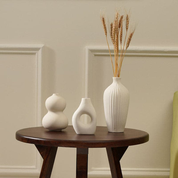 Buy Burly Boom Vase - Set Of Three at Vaaree online | Beautiful Vase to choose from