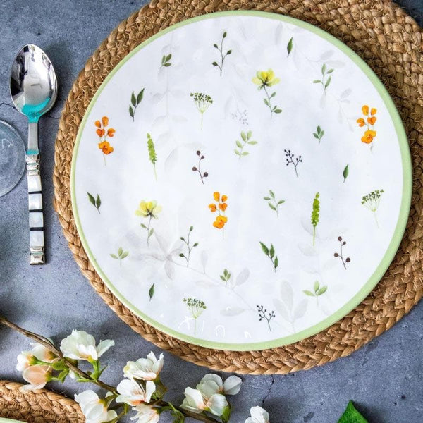 Buy Floria Melamine Dinner Plate - Set Of Six at Vaaree online | Beautiful Dinner Plate to choose from