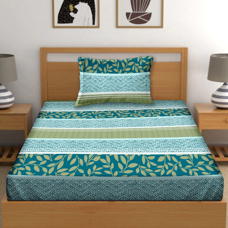 Buy Pamina Striped Bedsheet Bedsheets from Vaaree