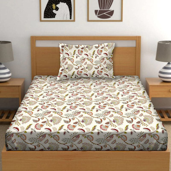 Buy Paolina Floral Bedsheet Bedsheets from Vaaree