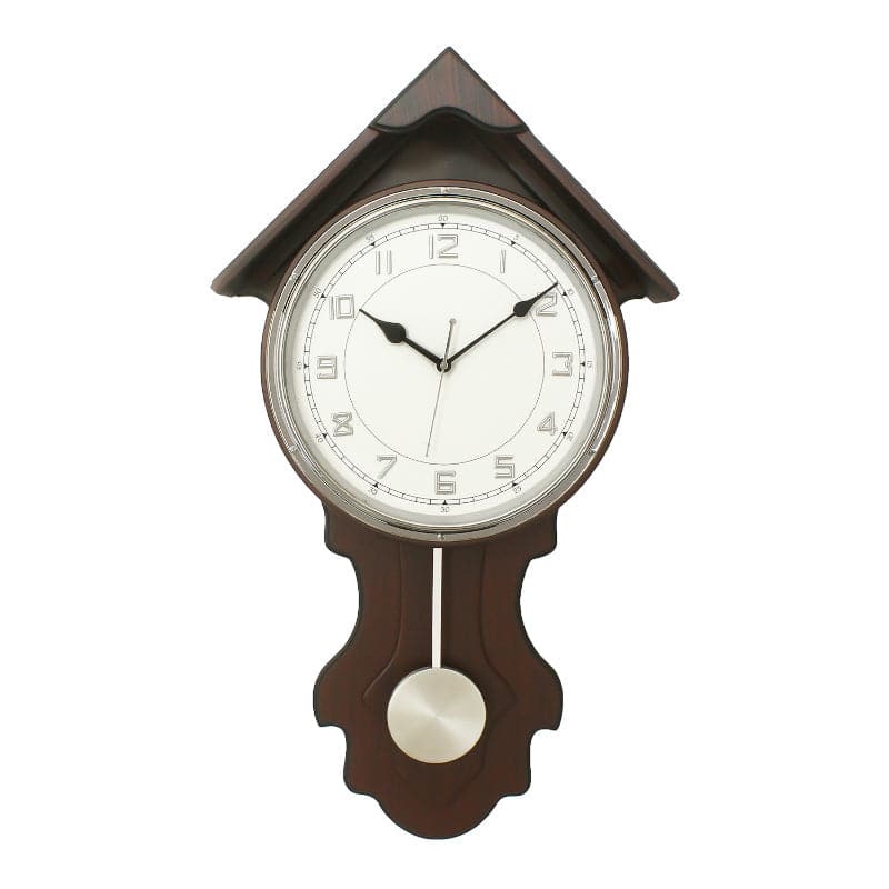 Buy Mendo Wall Clock - Chocolate Brown Wall Clock from Vaaree