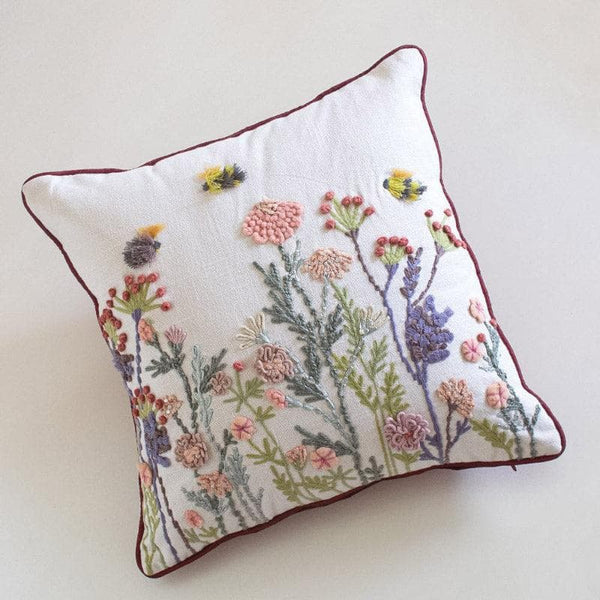 Buy Adwita Embroidered Cushion Cover at Vaaree online | Beautiful Cushion Covers to choose from