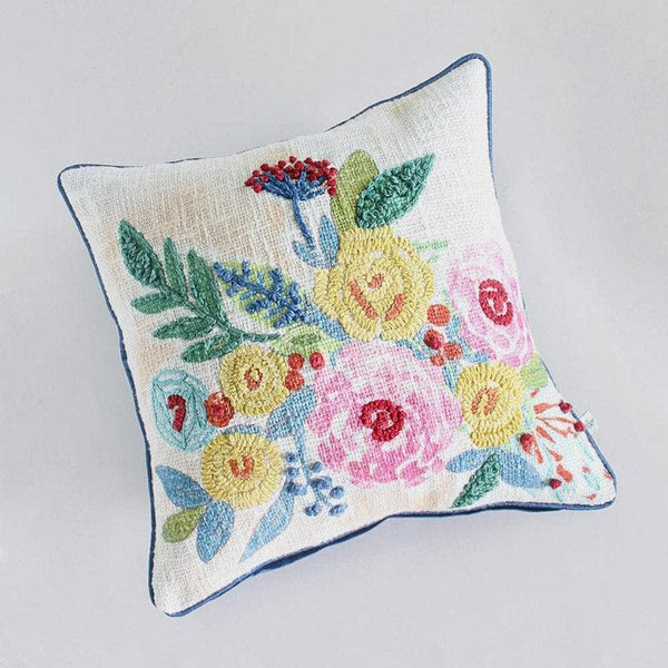 Buy Annabelle Embroidered Cushion Cover at Vaaree online | Beautiful Cushion Covers to choose from