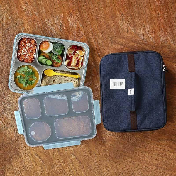 Buy Food Grab Lunchbox With Bag at Vaaree online | Beautiful Lunch Box to choose from