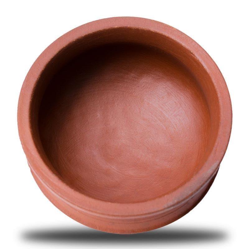 Buy Kalinaw Biriyani Clay Pot With Lid (Brown) - 3000 ML at Vaaree online | Beautiful Cooking Pot to choose from