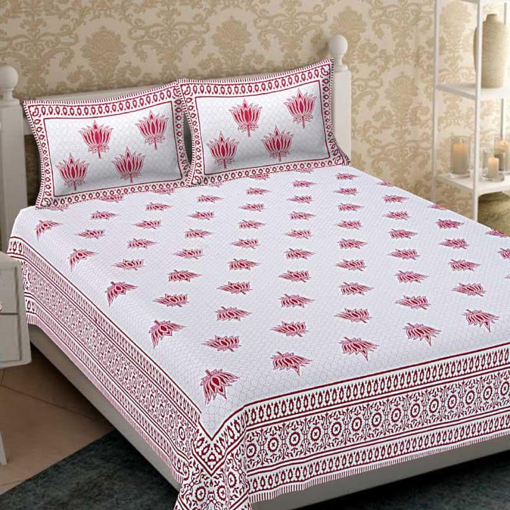 Buy Joyee Printed Bedsheet at Vaaree online | Beautiful Bedsheets to choose from