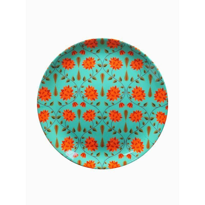 Buy Day Bloom Decorative Plate - Green at Vaaree online | Beautiful Wall Plates to choose from