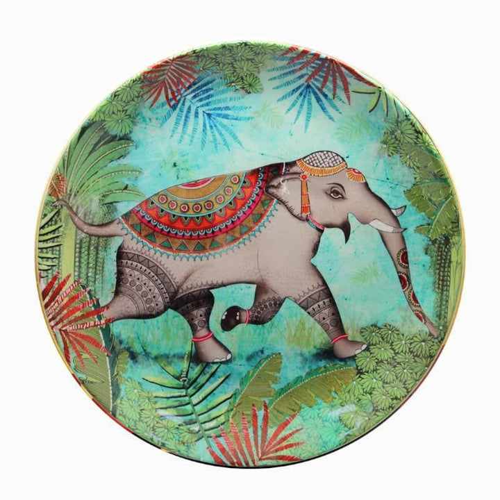 Buy Lankan Elephant Inspired Decorative Plate at Vaaree online | Beautiful Wall Plates to choose from