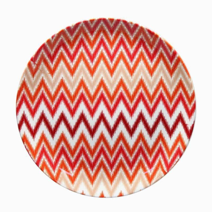 Buy Dazzling Wavy Ikkat Decorative Plate at Vaaree online | Beautiful Wall Plates to choose from