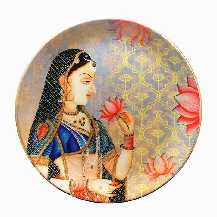 Buy Raani-Bag-Me Decorative Plate at Vaaree online | Beautiful Wall Plates to choose from