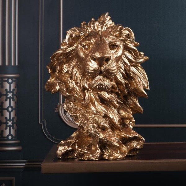 Buy Majestic Lion Head Showpiece at Vaaree online | Beautiful Showpieces to choose from