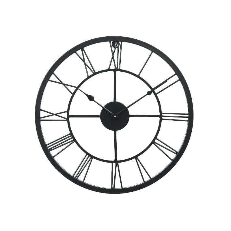 Wall Clock - Omeria Round Wall Clock - Black