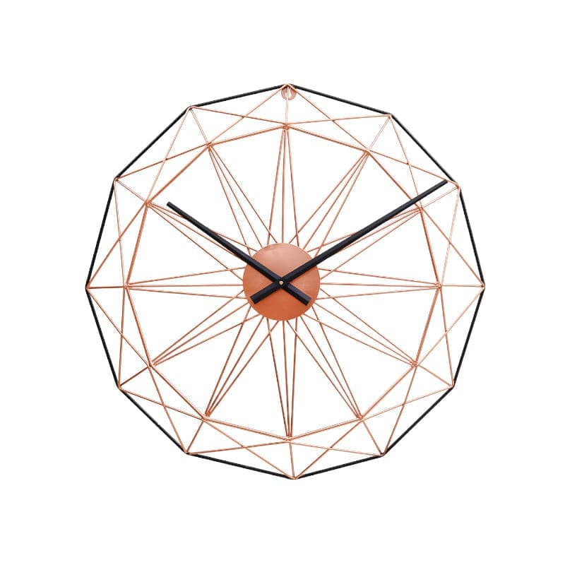 Buy Keilani Round Wall Clock - Copper Wall Clock from Vaaree