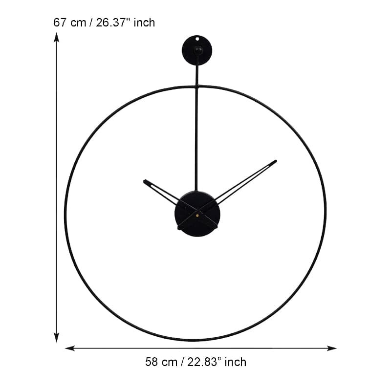 Wall Clock - Makani Wall Clock - Black