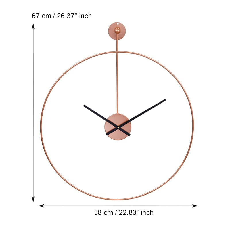 Wall Clock - Makani Wall Clock - Copper