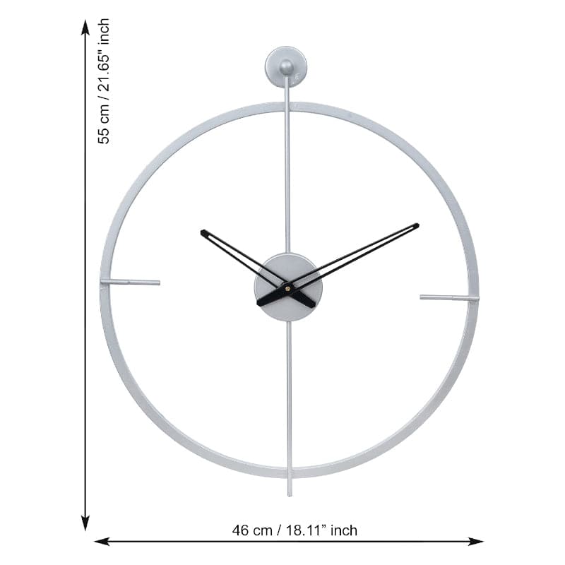 Wall Clock - Kalia Wall Clock - Silver