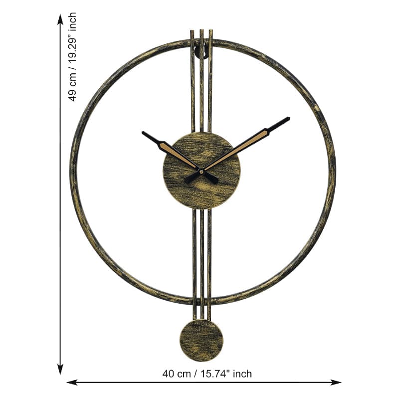 Wall Clock - Liko Wall Clock - Gold & Black