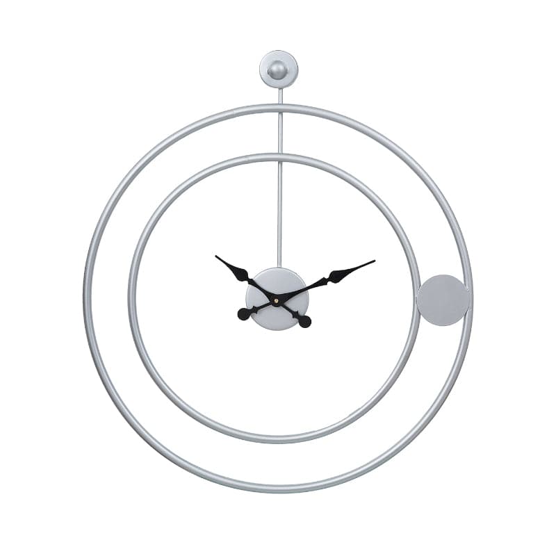 Wall Clock - Makoa Round Wall Clock - Silver