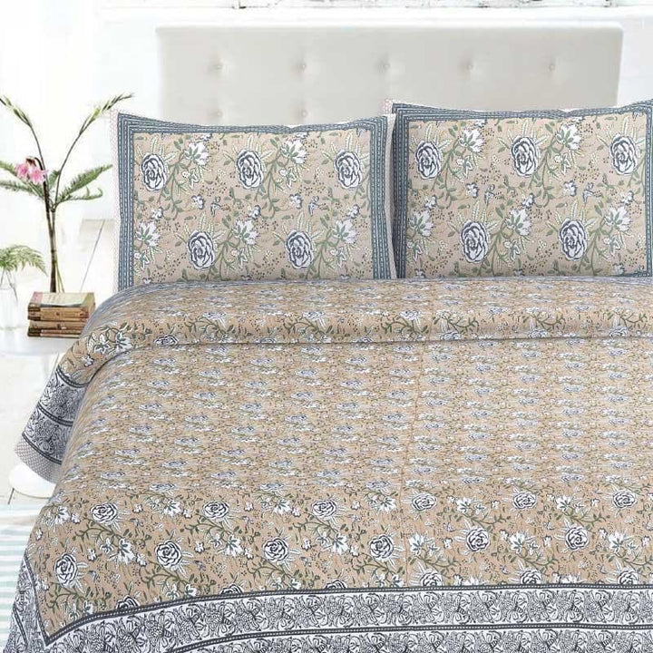 Buy Maharaja Medley Bedsheet - Grey at Vaaree online | Beautiful Bedsheets to choose from