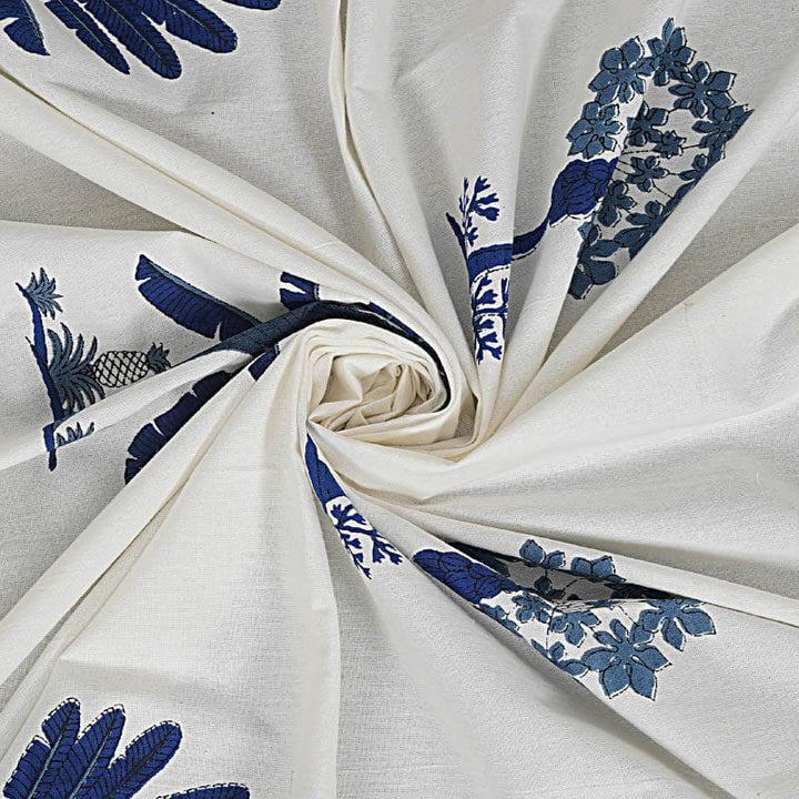 Buy Kalpakar Bedsheet - Blue at Vaaree online | Beautiful Bedsheets to choose from