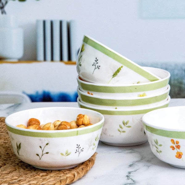Buy Floria Melamine Serving Bowl - Set Of Six at Vaaree online | Beautiful Serving Bowl to choose from