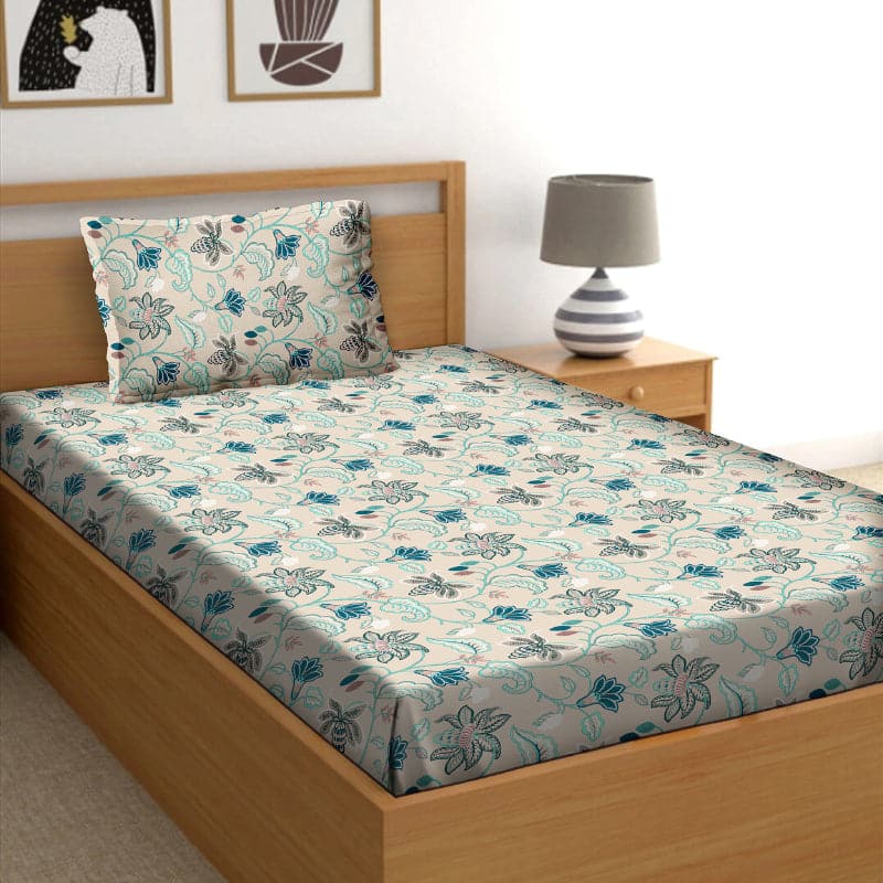 Buy Sartia Floral Bedsheet Bedsheets from Vaaree