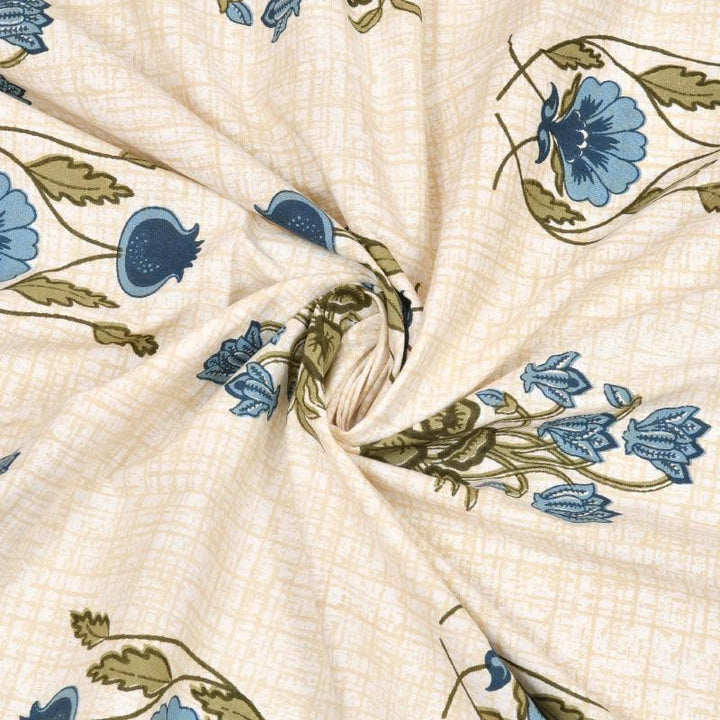 Buy Mustafa Printed Bedsheet - Beige at Vaaree online | Beautiful Bedsheets to choose from