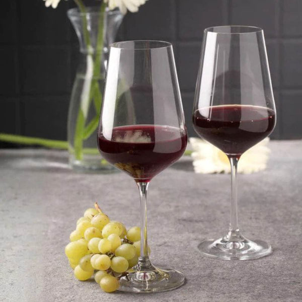 Buy Stella Crystal Wine Glass (350 ML) - Set Of Six at Vaaree online | Beautiful Wine Glasses to choose from