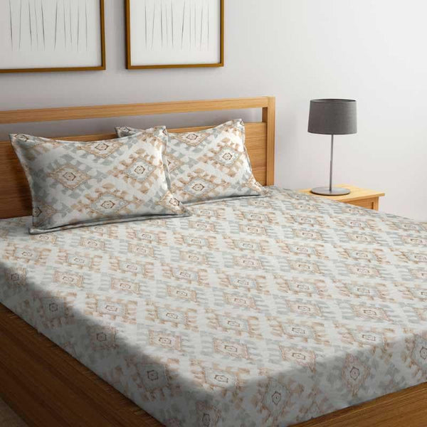 Buy Siki Printed Bedsheet at Vaaree online | Beautiful Bedsheets to choose from