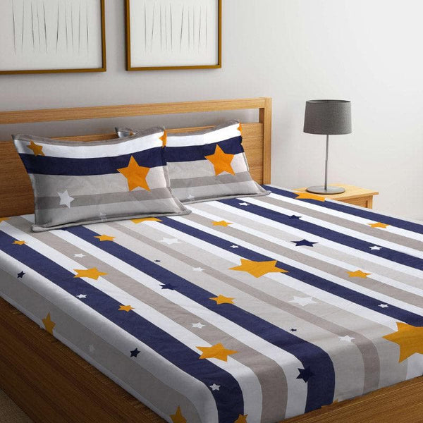 Buy Starry Way Printed Bedsheet Bedsheets from Vaaree