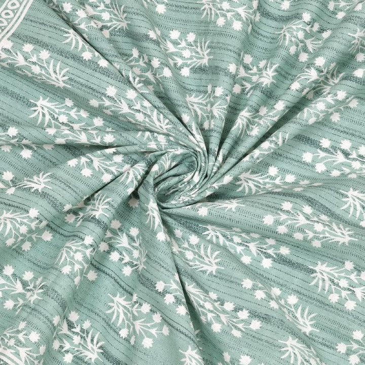 Buy Tulia Bedsheet - Green at Vaaree online | Beautiful Bedsheets to choose from