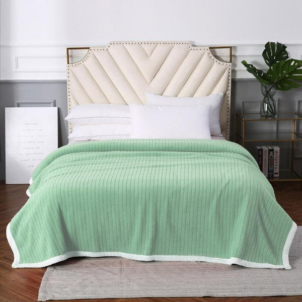 Buy Idyllic Snigu Dohar - Green at Vaaree online | Beautiful Blankets to choose from