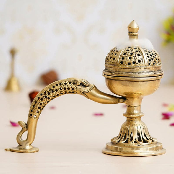 Buy Manjera Brass Dhoop Incense Burner Incense Holders from Vaaree