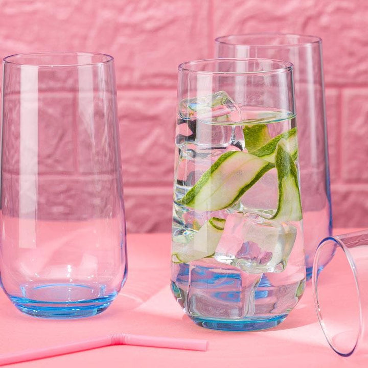 Buy Diso Blue Tumbler (370 ML) - Set Of Six at Vaaree online | Beautiful Glasses to choose from